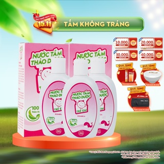 Nước tắm thảo dược trẻ em Rosabela chai 120ml