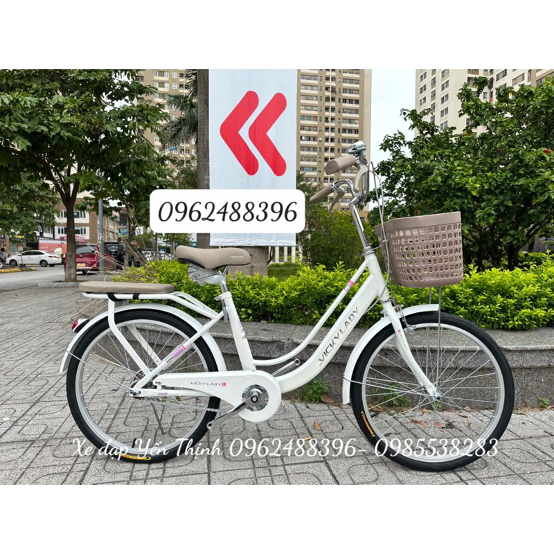Xe đạp nữ VICKY LY size 22, 24 cho bé 8tuổi trở lên