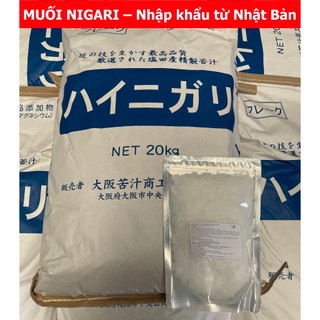 500g Muối Nigari Nhật Bản tạo đông đậu hũ, đậu phụ_Chiết từ bao 20kg (Made in Japan)