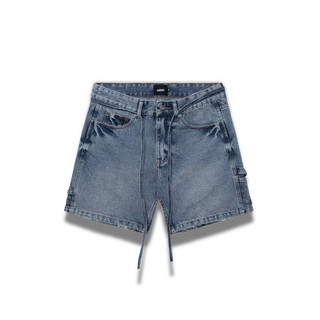(Chính Hãng AMRISH) Quần Carpenter Wide Leg Denim Shorts - Salt Blue