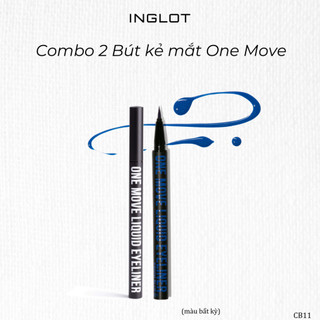 Bộ 2 bút kẻ mắt nước không lem dễ kẻ one move eyeliner inglot