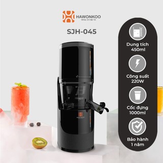 Máy Ép Chậm HAWONKOO SJH-045 220W 450ML Hàng Chính Hãng Bảo Hành 12 Tháng - Thương Hiệu Hàn Quốc