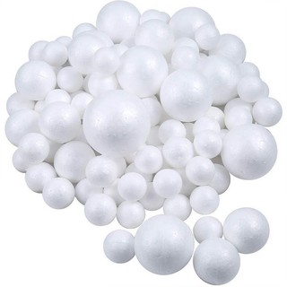 Quả cầu xốp loại tiểu, các kích cỡ từ 2.5cm đến 10cm
