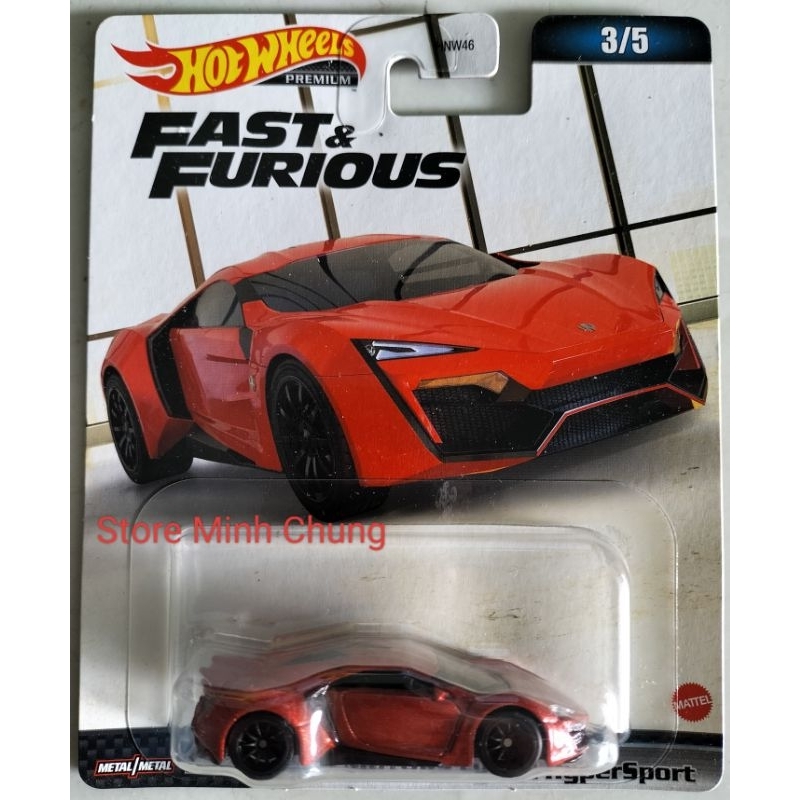 Store Minh Chung xe mô hình Hot wheels retro entertainment fast & furious W motors lykan hyper sport