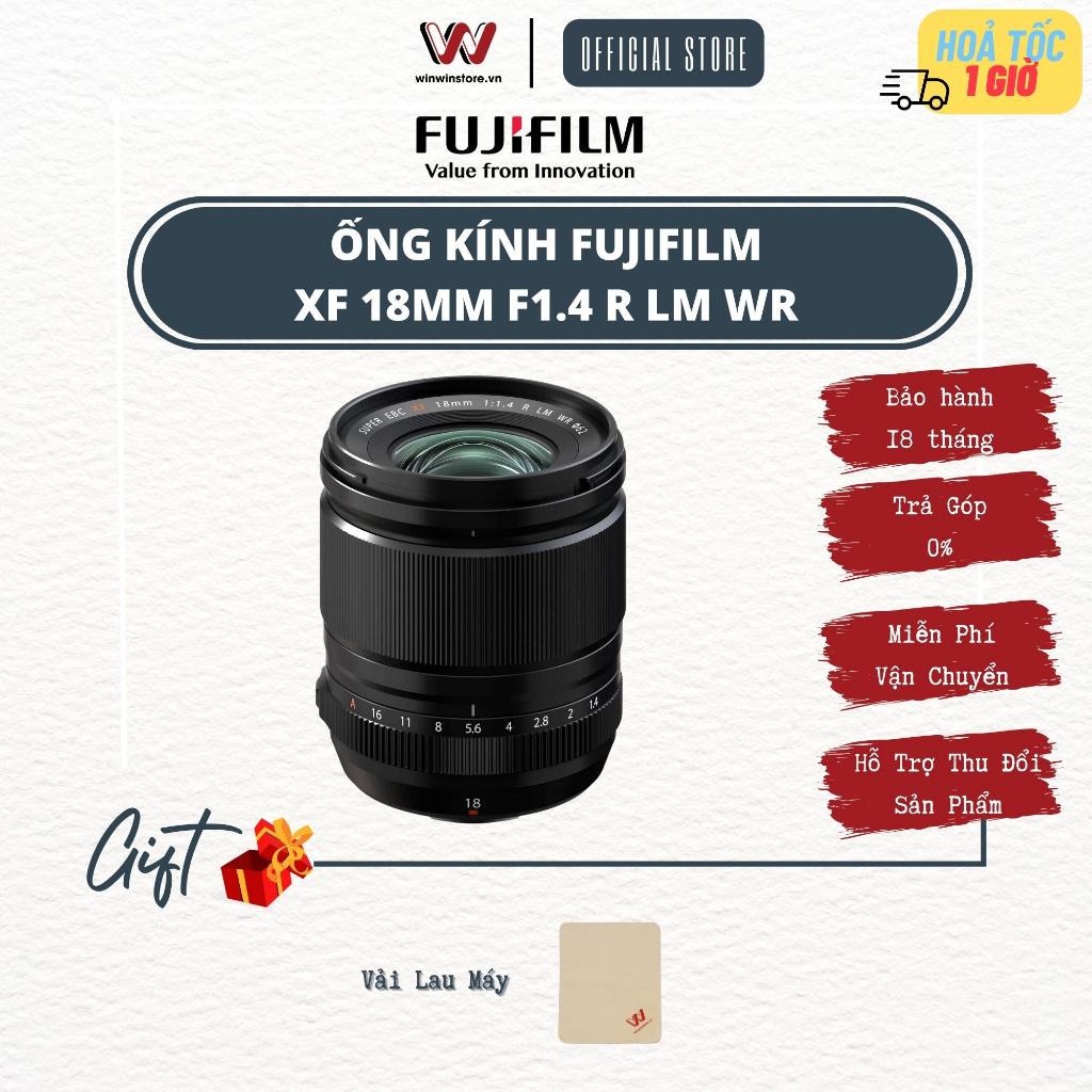 Ống kính Fujifillm XF 18mm l XF18mm l XF18 F1.4 R LM WR - Hàng Chính Hãng