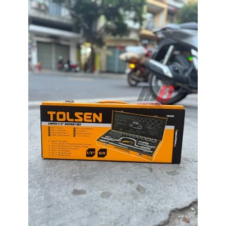 Bộ dụng cụ cần siết lực đa năng 24 món tolsen 15141