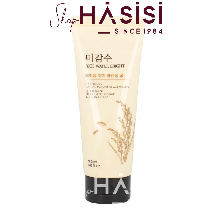 Sữa Rửa Mặt Chiết Xuất Gạo - Rice Water Bright Foaming Cleanser 150ml
