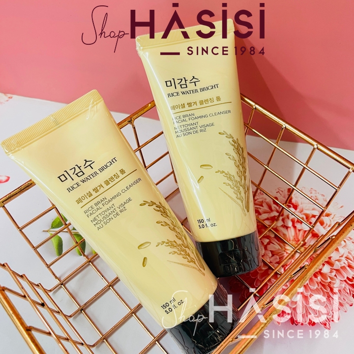 Sữa Rửa Mặt Chiết Xuất Gạo - Rice Water Bright Foaming Cleanser 150ml