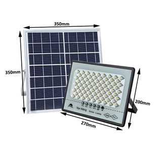 Hcm đèn năng lượng mặt trời 100w - đèn năng lượng mặt trời chống chói 100w