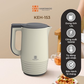 Ấm Siêu Tốc HAWONKOO KEH-153-BE 1,5L 1500W Hàng Chính Hãng Bảo Hành 12 Tháng - Thương Hiệu Hàn Quốc