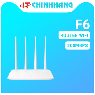 Bộ phát sóng Wifi Tenda 4 anten 300Mps F6 - Hàng Chính Hãng