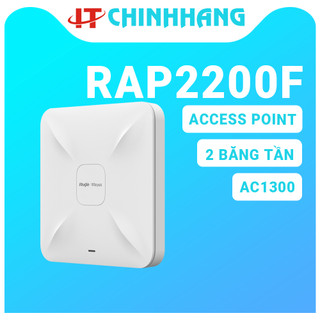 Bộ phát Wifi ốp trần hoặc gắn tường RUIJIE REYEE RG-RAP2200(F) - NAT Phân Phối