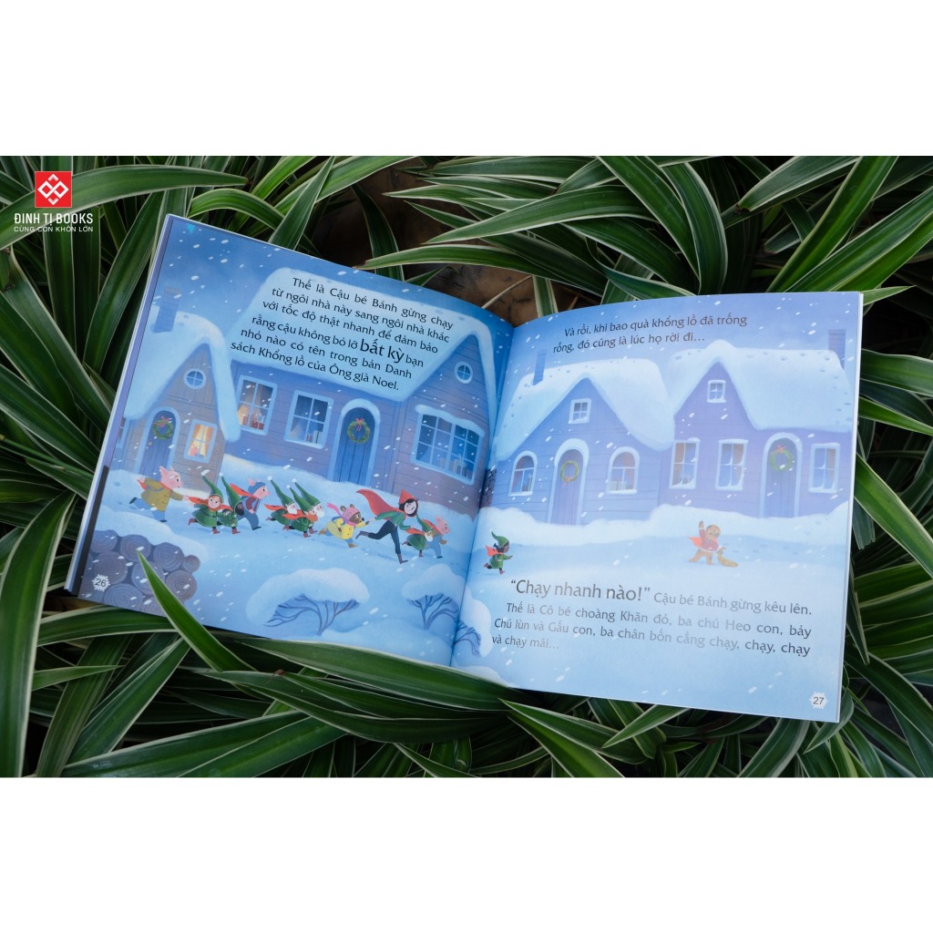 Sách- Ông già Noel và Biệt đội Giải cứu Cổ tích cho bé 3-9 tuổi - Đinh Tị Books