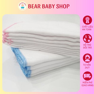 Khăn xô sữa Nhật 2 lớp,3 lớp,4 lớp siêu thấm cho bé gói 10 chiếc
