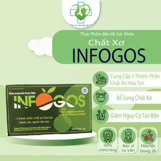 Infogos hộp 30 gói - bổ sung chất xơ cho trẻ táo bón