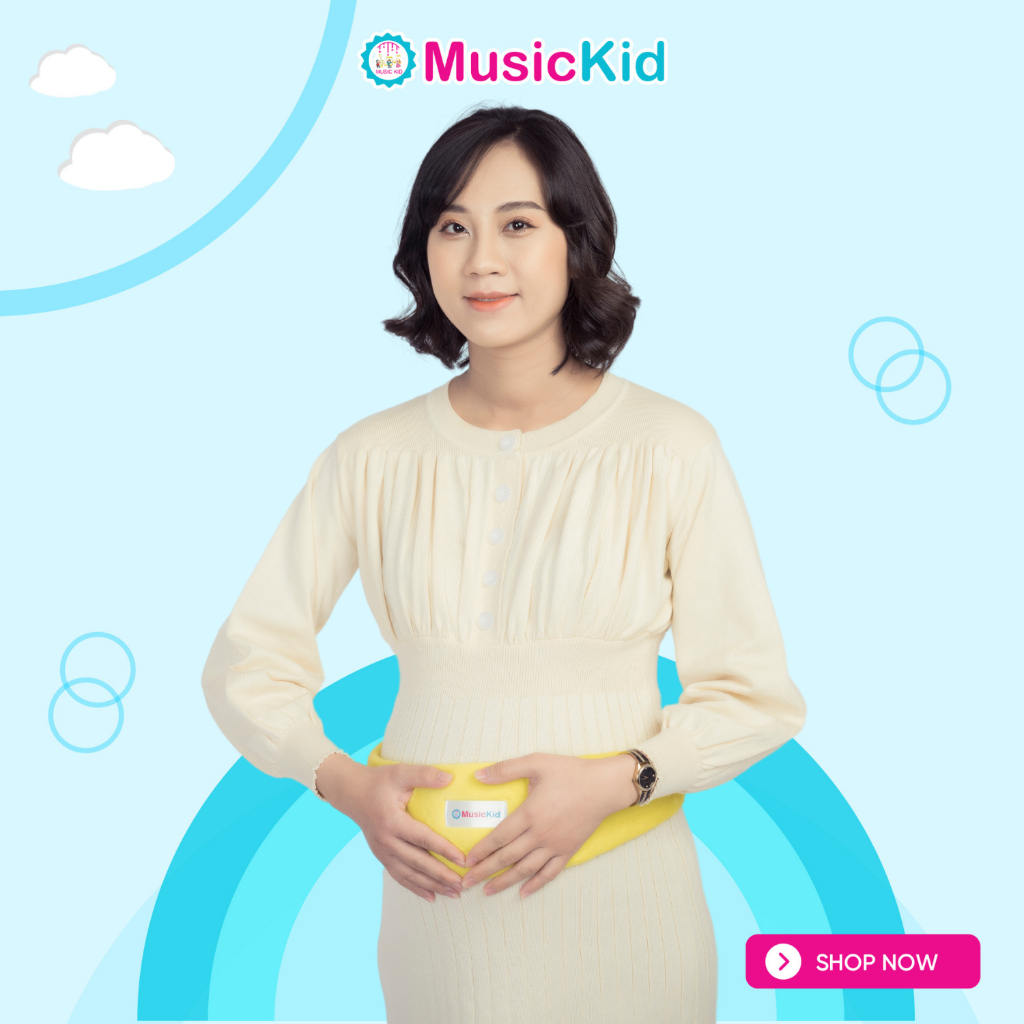 - Tai nghe bà bầu cao cấp chính hãng MusicKid  - Tai nghe thai nhi, tai nghe thai giáo MusicKid