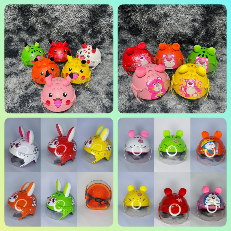 Mũ Bảo Hiểm Trẻ em hình thú cutee cho bé