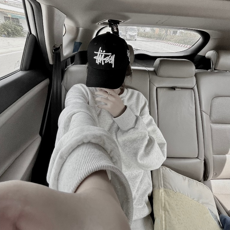 Mũ lưỡi trai, Nón kết màu đen thêu Logo nổi Stusy siêu HÓT HÒN HỌT, Full Hộp