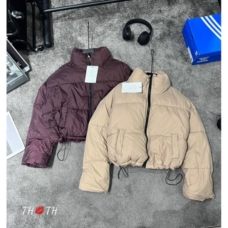 Áo phao dáng crotop siêu ấm