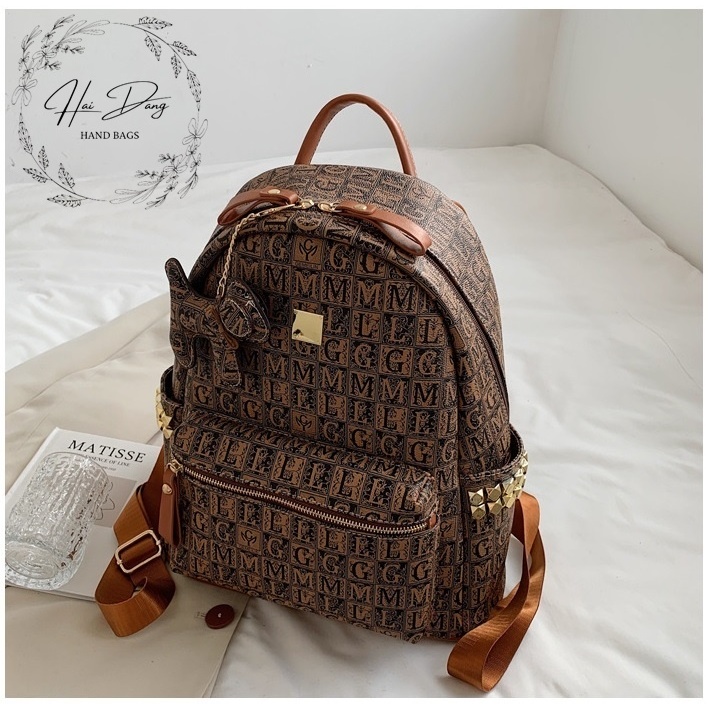 Balo GML Thời Trang Nam Nữ Phong Cách Hàn Quốc Size 40 - Đựng Vừa Sách Vở A4, Atlat địa lý, Laptop 14in
