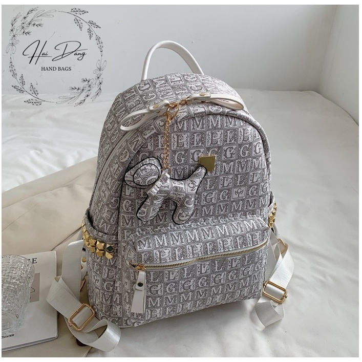 Balo M.C.M Thời Trang Phong Cách Hàn Quốc Size 40 - Đựng vừa sách vở A4, Atlat địa lý, Laptop 14in