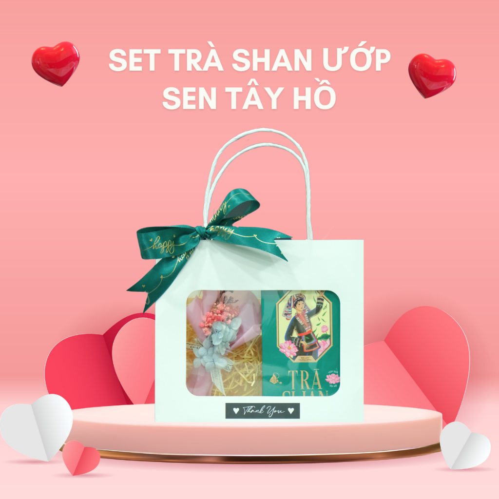 Set Túi Quà Tặng 20/11 Hoa Trà Cà Phê Mohodo Dành Tặng Thầy Cô - Nhận làm set theo yêu cầu (có sỉ)