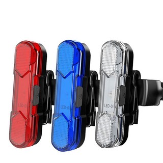 Đèn hậu xe đạp lắp cọc yên đuôi xe đạp đèn cảnh báo khi đi leo núi chống nước sạc pin usb