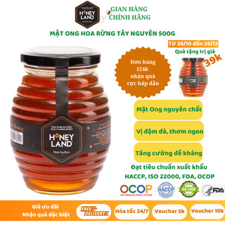 Mật ong rừng Tây Nguyên nguyên chất HONEYLAND 500G