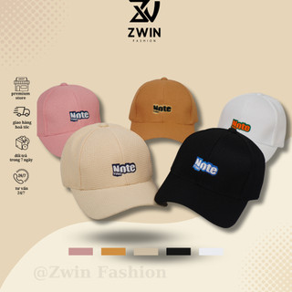 Mũ lưỡi trai ❤️ Nón kết thêu chữ NOTE YUMO chất vải bố cao cấp form unisex nam nữ N101 - Zwin