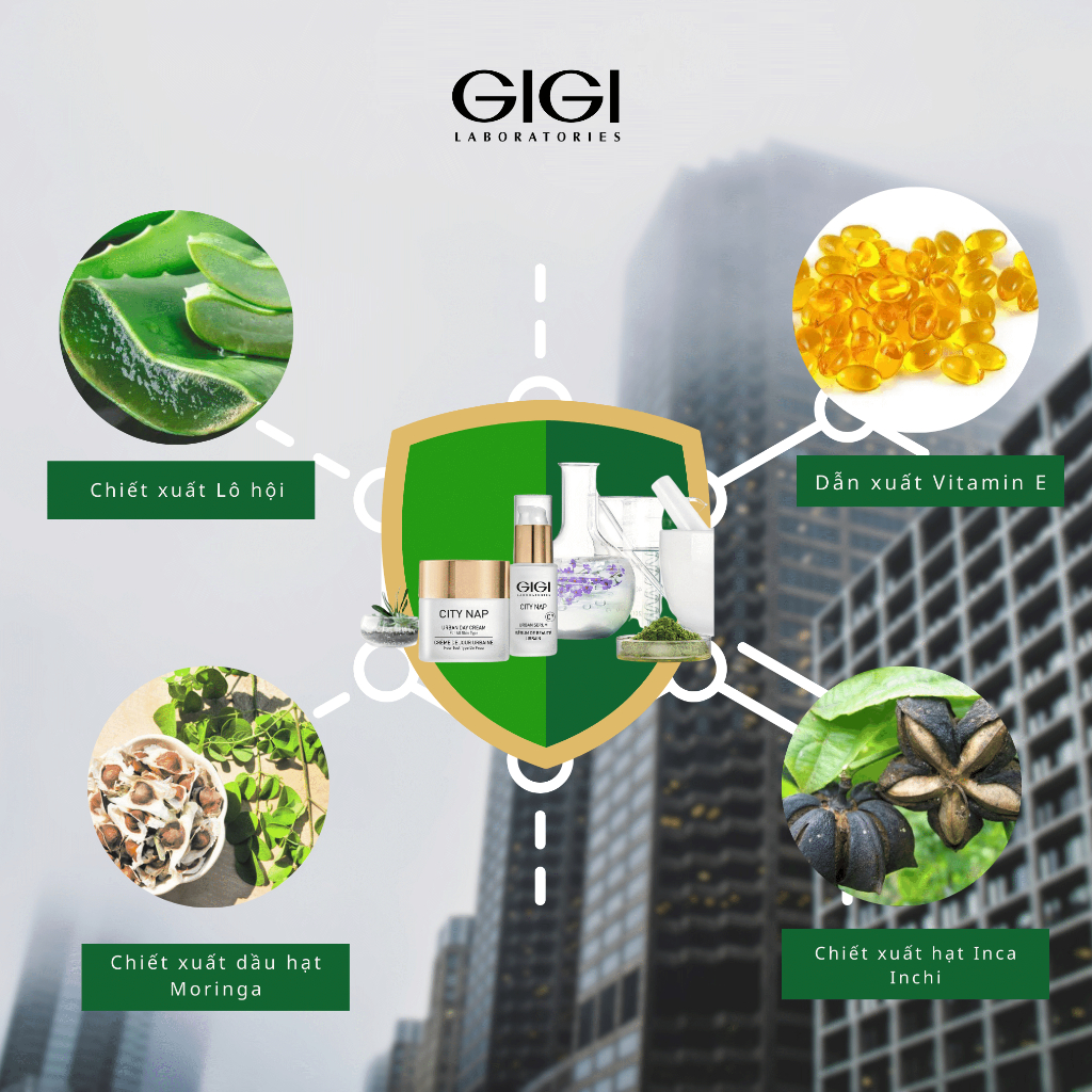 Kem dưỡng da ban đêm GIGI City Nap Urban Night Cream 50ml