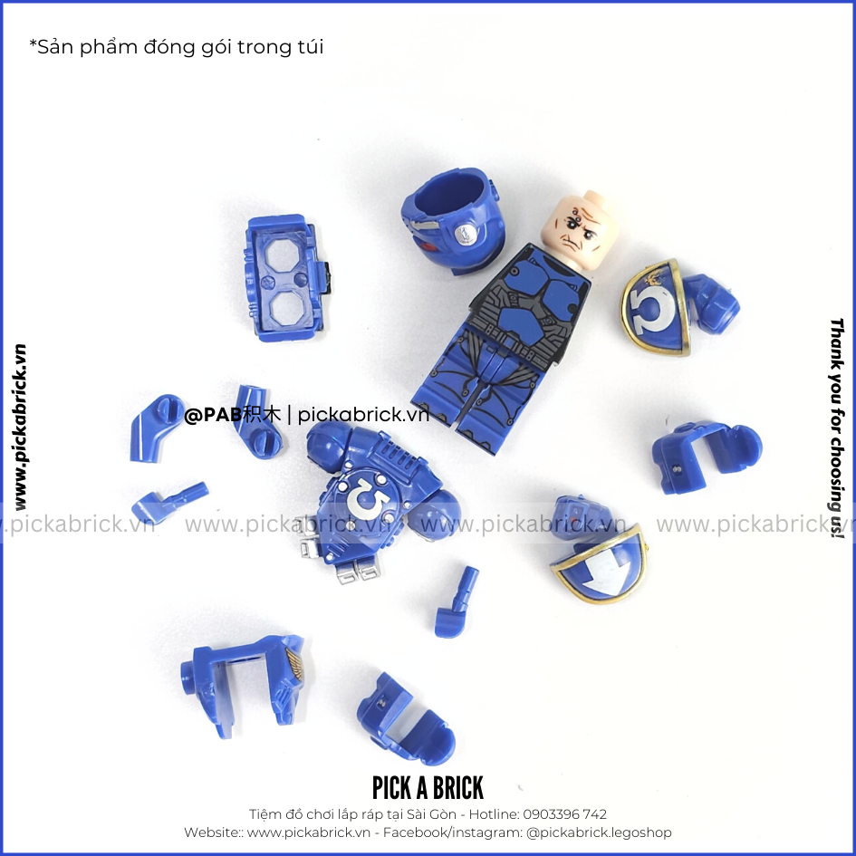 Minifigures Warhammer 40K - Đồ chơi lắp ráp xếp hình mô hình Game Chiến Binh Bán Thần