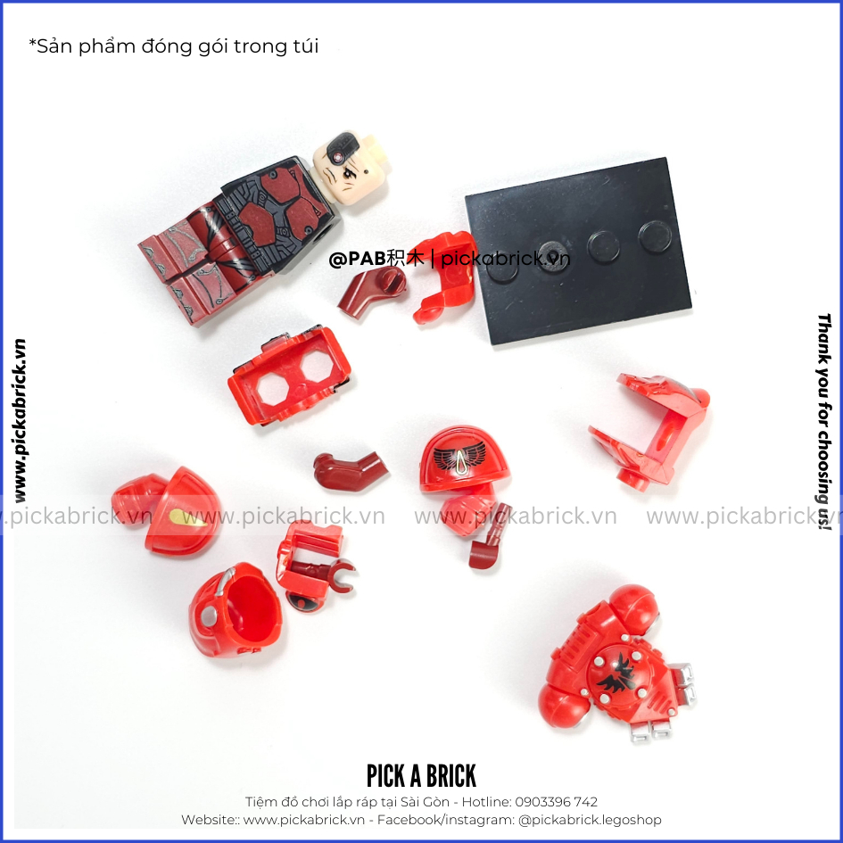 Minifigures Warhammer 40K - Đồ chơi lắp ráp xếp hình mô hình Game Chiến Binh Bán Thần