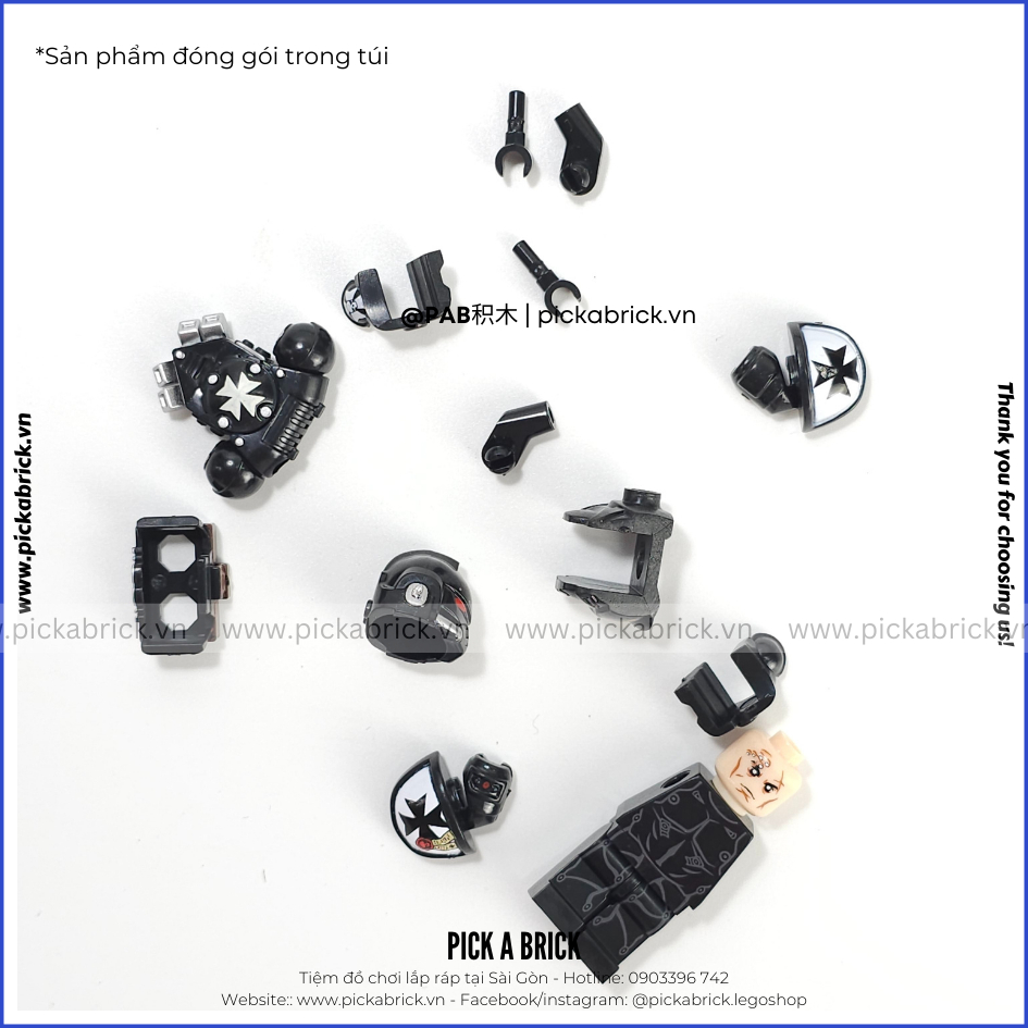 Minifigures Warhammer 40K - Đồ chơi lắp ráp xếp hình mô hình Game Chiến Binh Bán Thần