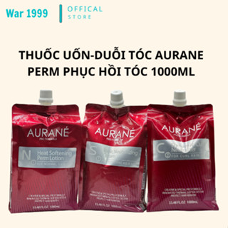 Thuốc Uốn Ép  AURANE 850ml Thành phần chứa ít kiềm có tác dụng phục hồi tóc hư tổn 