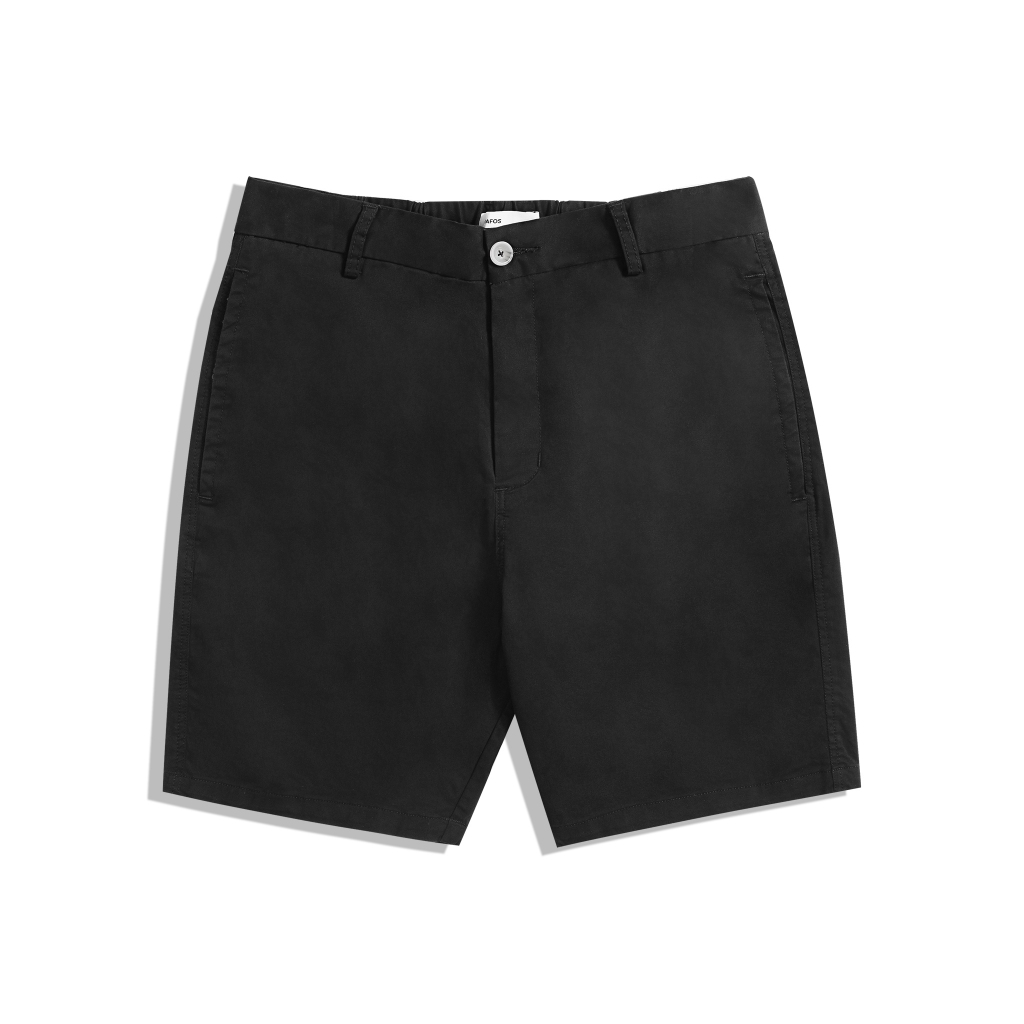 Quần lửng CASUAL Short nam Hafos chất vải Kaki; lưng thun co giãn, đứng form Menswear