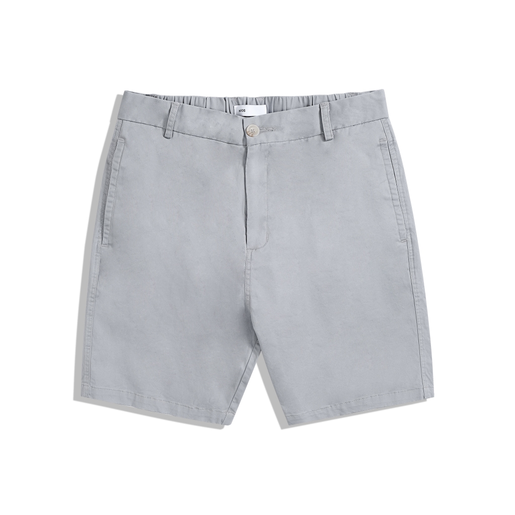 Quần lửng CASUAL Short nam Hafos chất vải Kaki; lưng thun co giãn, đứng form Menswear