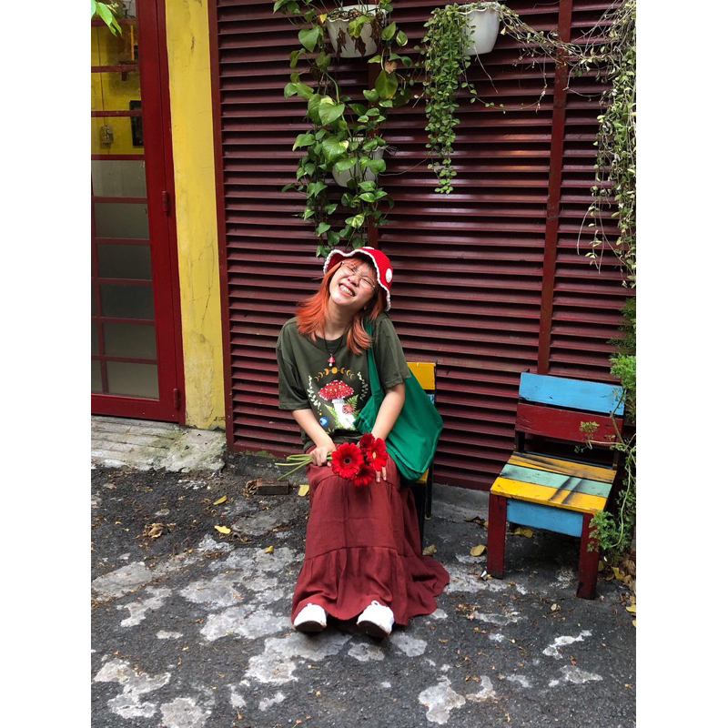 Áo Thun Cotton 100% In Hình Nấm/ Rừng Vui Noel