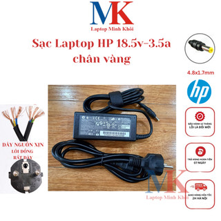Sạc Laptop HP 18.5v-3.5a chân vàng I CHÍNH HÃNG LAPTOPMINHKHOI