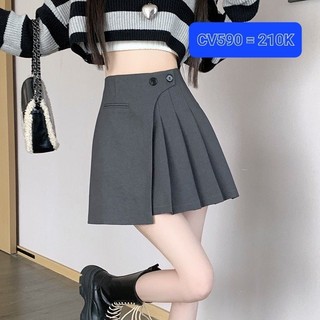 Quần váy A xếp ly