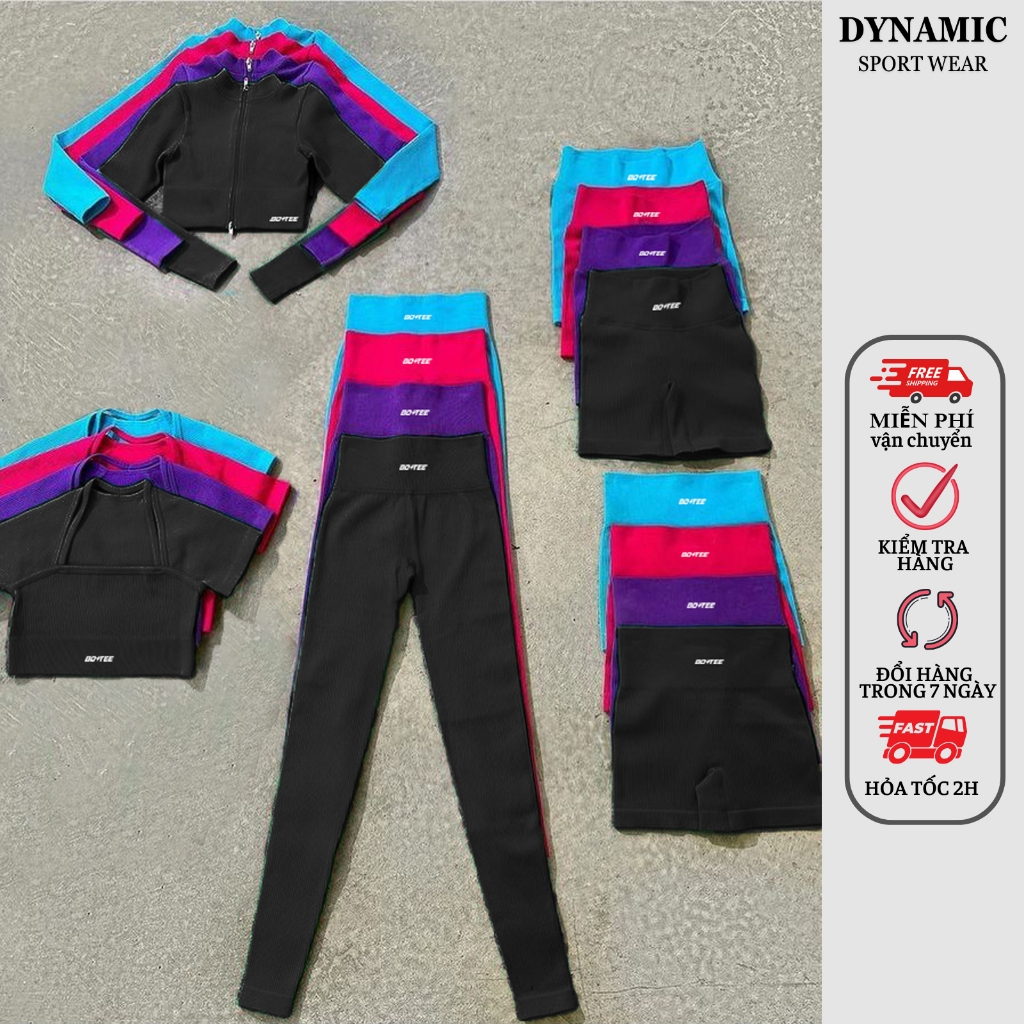 Tách lẻ Quần dài/ Short/ Croptop/ Áo dài tay thể thao nữ Delta