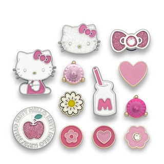 Charms trang trí dép Crocs bằng kim loại hoạ tiết xinh xắn, phụ kiện jibbitz crocs