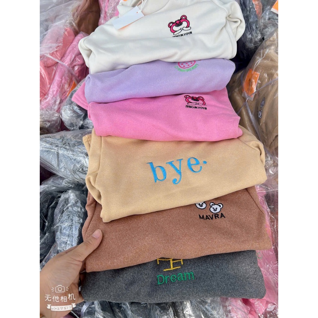 Áo nỉ giữ nhiệt lót lông cho bé