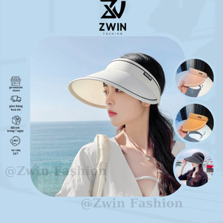 Mũ vành rộng chống nắng ❤️ Nón hở chóp nửa đầu chống tia UV SPORT chất nhựa cứng form unisex nam nữ N111 - Zwin
