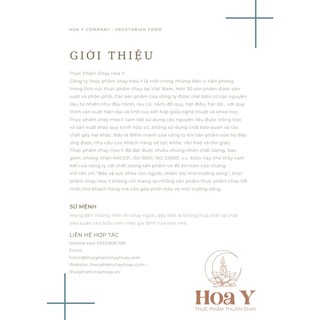 Gà lát chay Hoa Y 100 Gram
