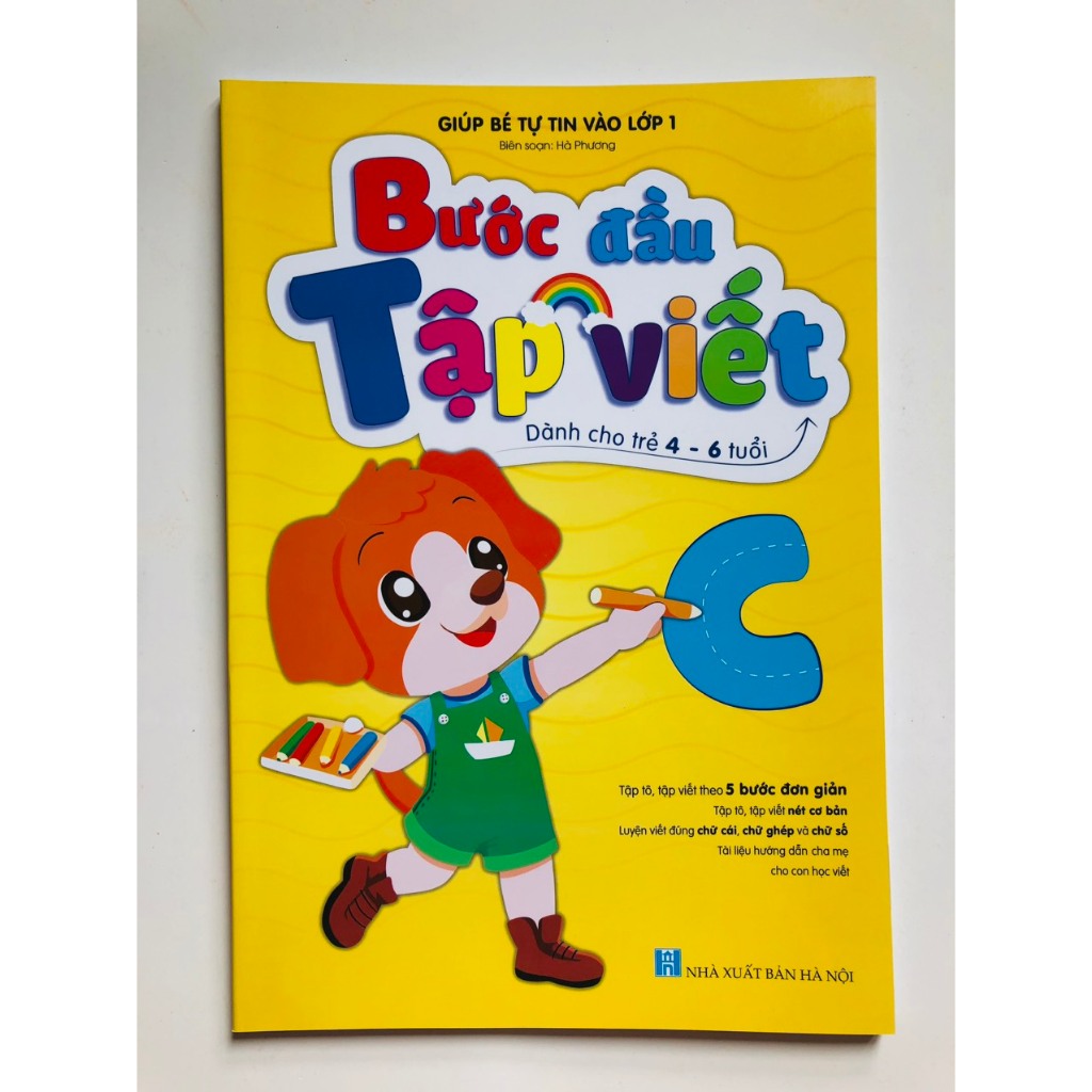 Sách Bé Bước Đầu Tập Viết- GIúp Bé Tự Tin Vào Lớp 1