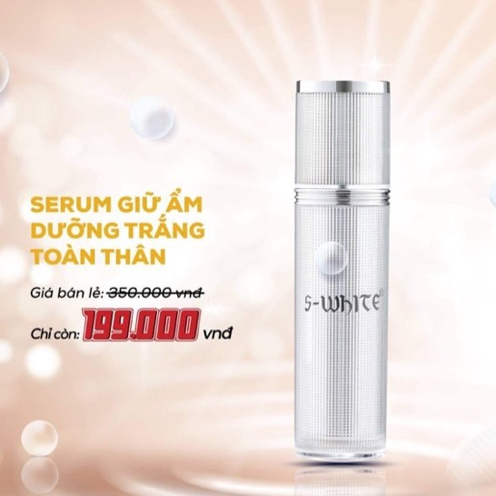 (SALE LỖ ) Serum kích trắng body Swhite NXS 4/2021