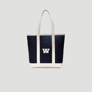 Túi xách nam nữ thewolf essential denim tote bag - indigo