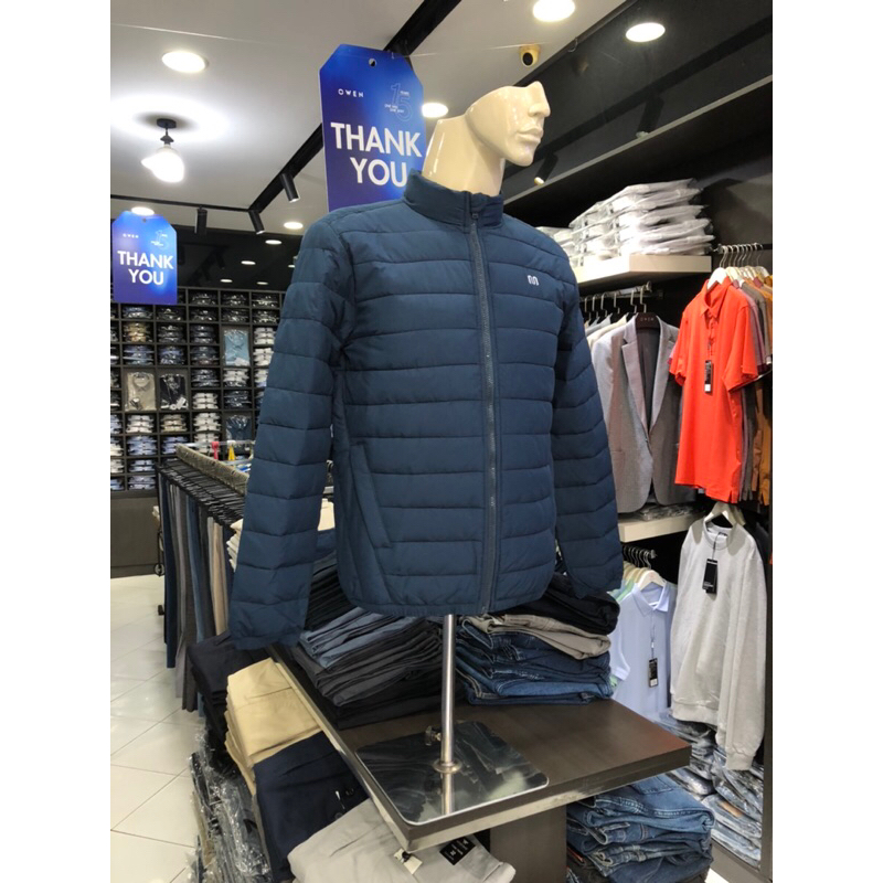 Áo phao bông insidemen aristino màu xanh navy regular fit IJK034W2