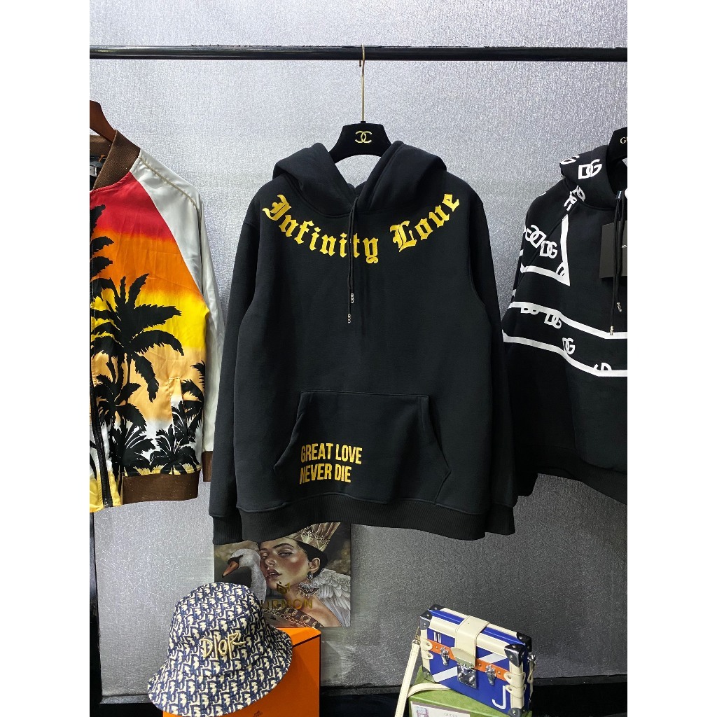 Áo Hoodie Cặp Đôi, Chất Nỉ Cao Cấp In 5D Siêu Bền, Hoodie Infinity Love Hot Trend Thu Đông 2023