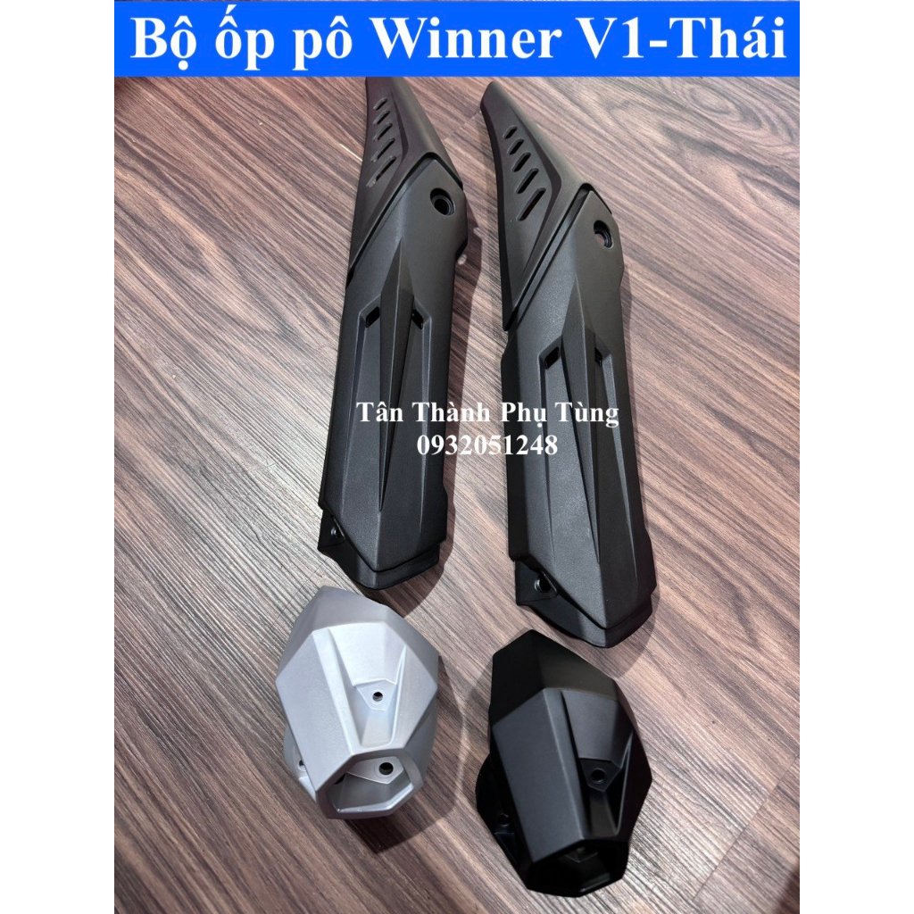 Ốp pô/ Che pô Winner V1 kiểu Thái ( Ốp pô + đít pô) đồchơixe